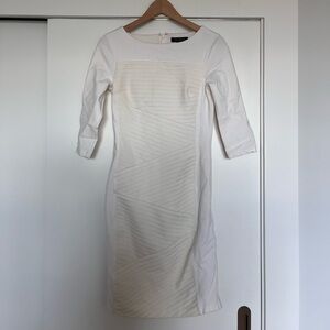 White and Off White Dress